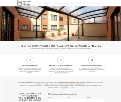Techos para patios